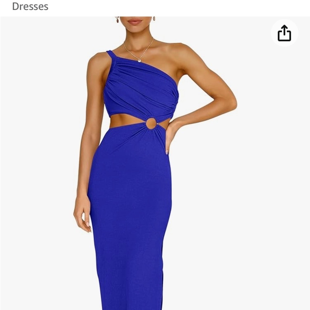 Bodycon one shoulder summer dress